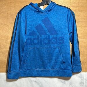 Adidas Hoodie Kid’s Boy’s Size M(10-12) Blue Pullover